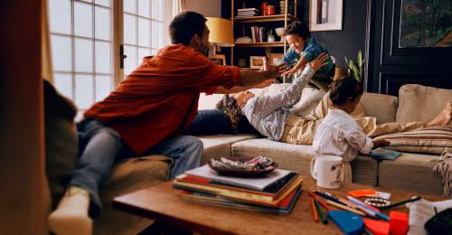 Customers at home